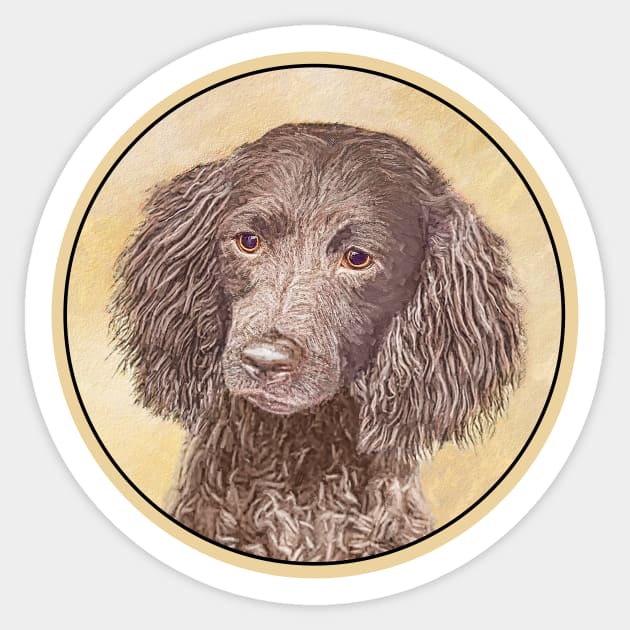 American Water Spaniel Sticker by Alpen Designs